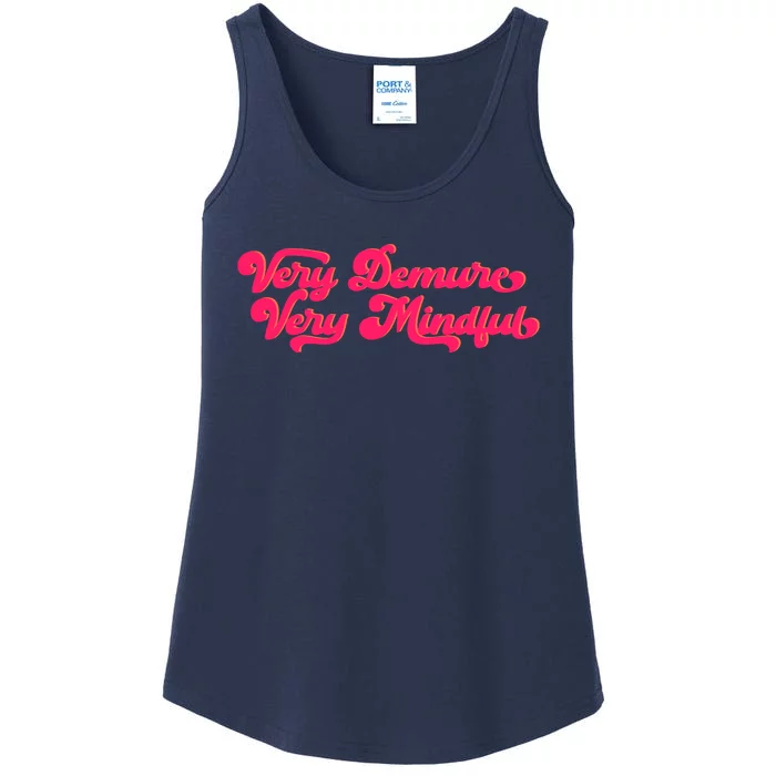 Very Demure Very Mindful Ladies Essential Tank