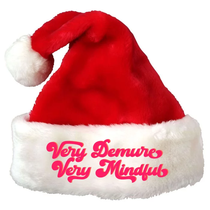 Very Demure Very Mindful Premium Christmas Santa Hat