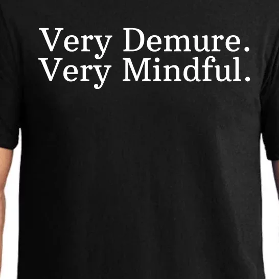 Very Demure Very Mindful Funny Trend Pajama Set