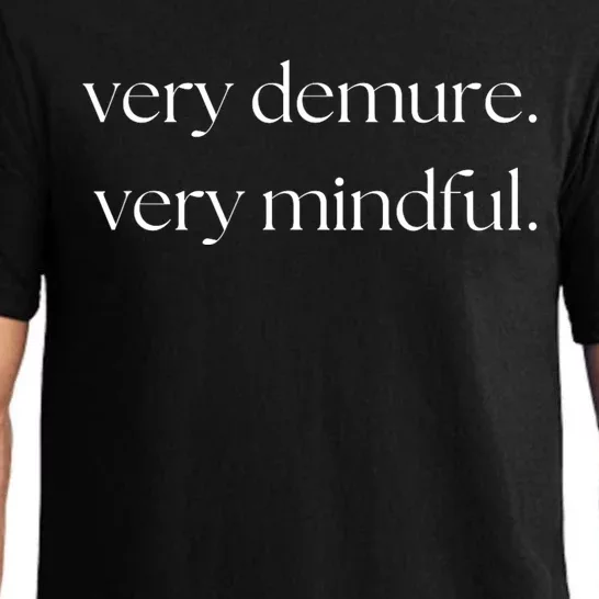 Very Demure Very Mindful Funny Trend Pajama Set