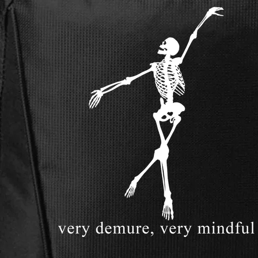 Very Demure Very Mindful Funny Skeleton City Backpack