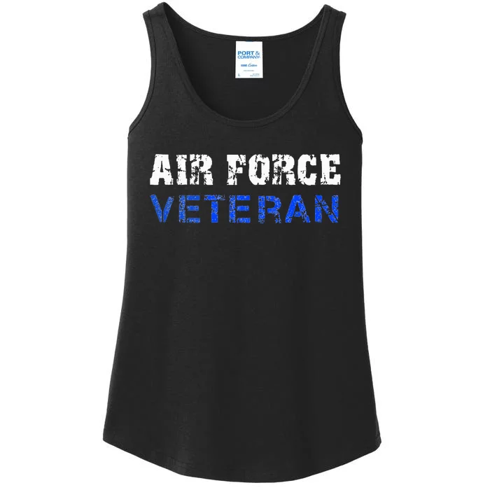 Veterans Distressed Ladies Essential Tank