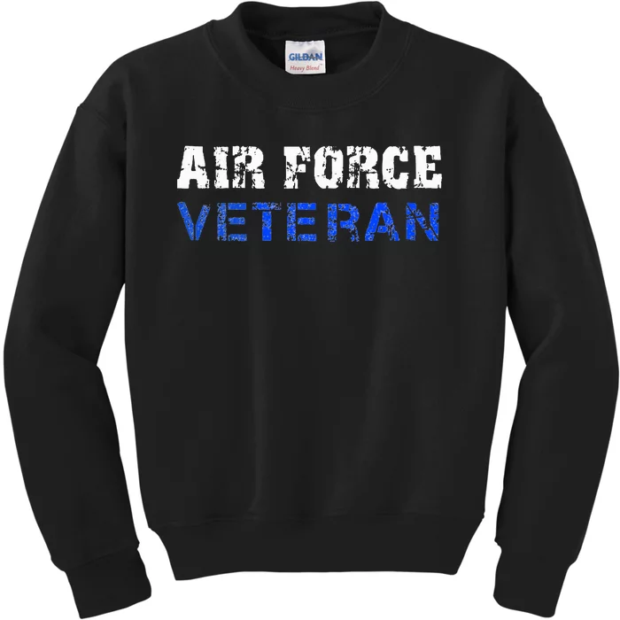 Veterans Distressed Kids Sweatshirt