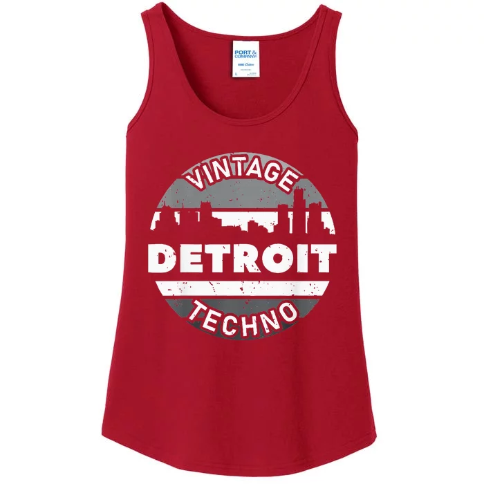 Vintage Detroit Ladies Essential Tank