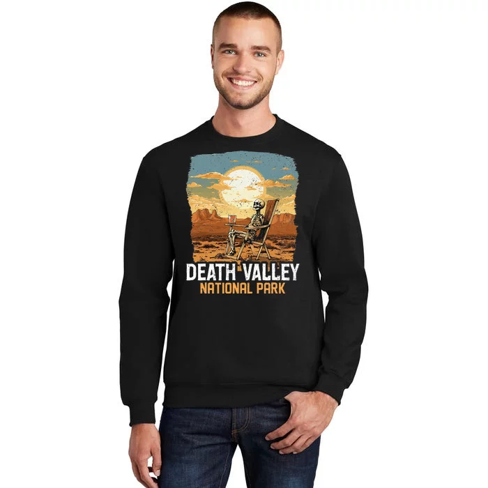 Vintage Death Valley National Park California Desert Hiking Tall Sweatshirt