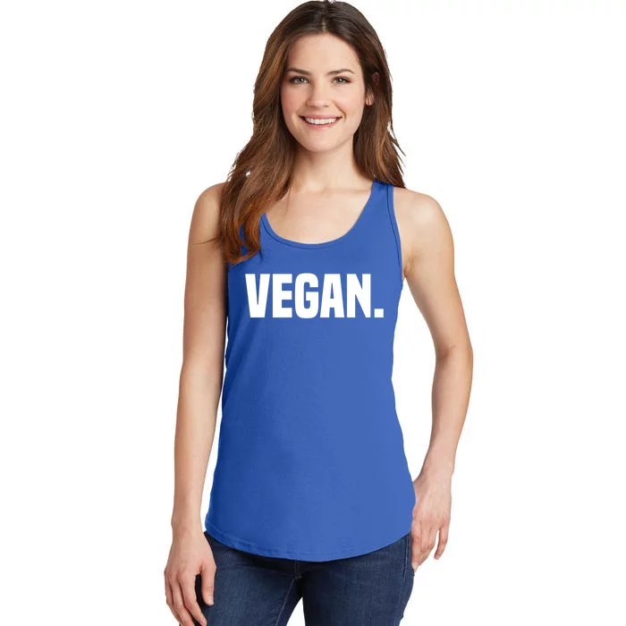 Vegan Diet Veganism Lifestyle Gift Ladies Essential Tank