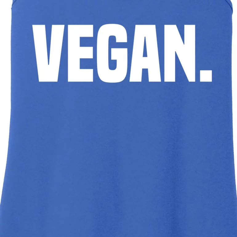 Vegan Diet Veganism Lifestyle Gift Ladies Essential Tank