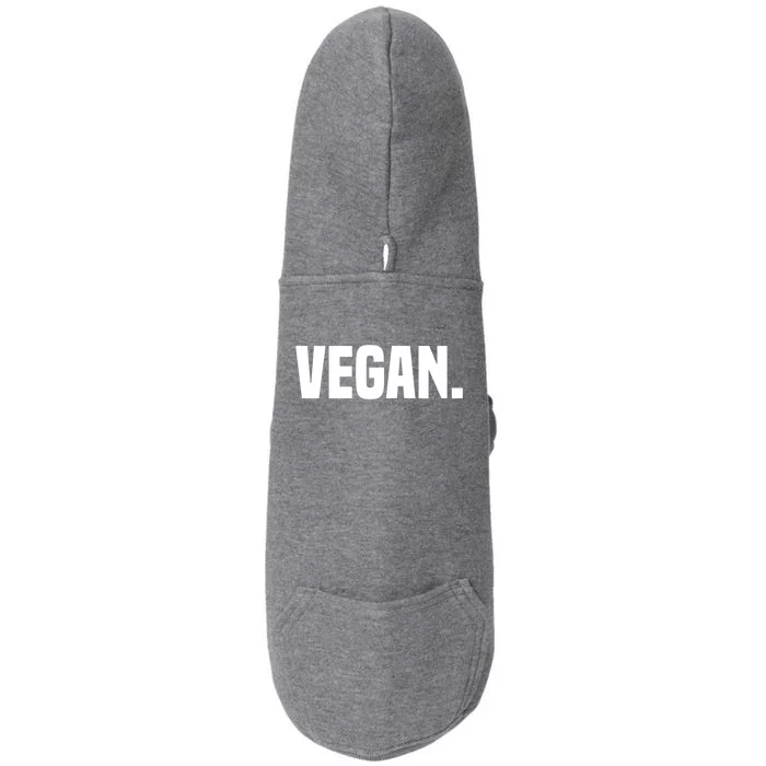 Vegan Diet Veganism Lifestyle Gift Doggie 3-End Fleece Hoodie