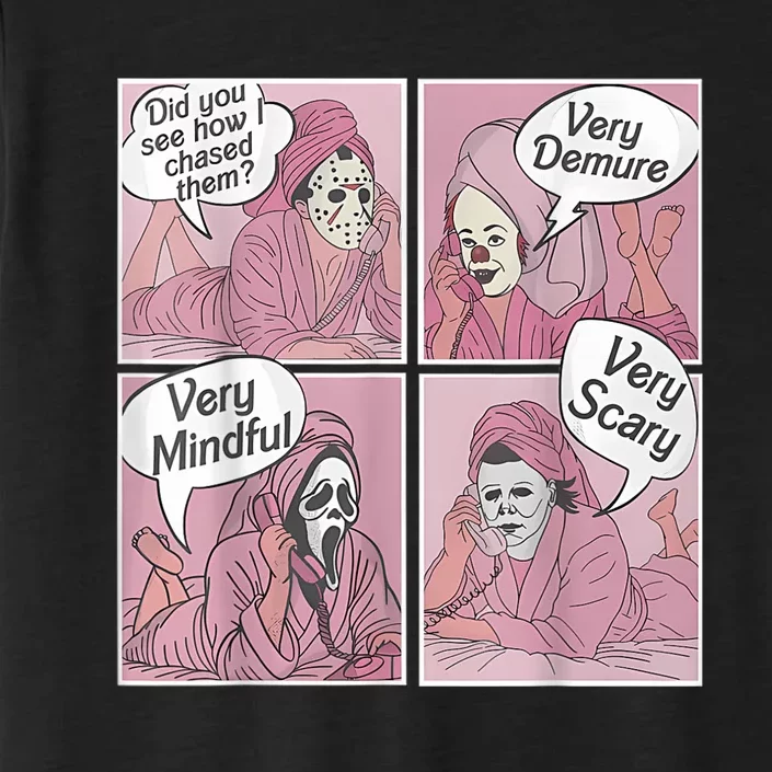 Very Demure Very Mindful Funny Ghost Halloween ChromaSoft Performance T-Shirt