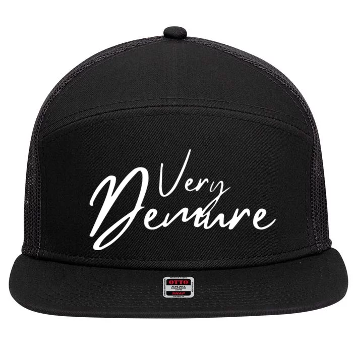 Very Demure 7 Panel Mesh Trucker Snapback Hat