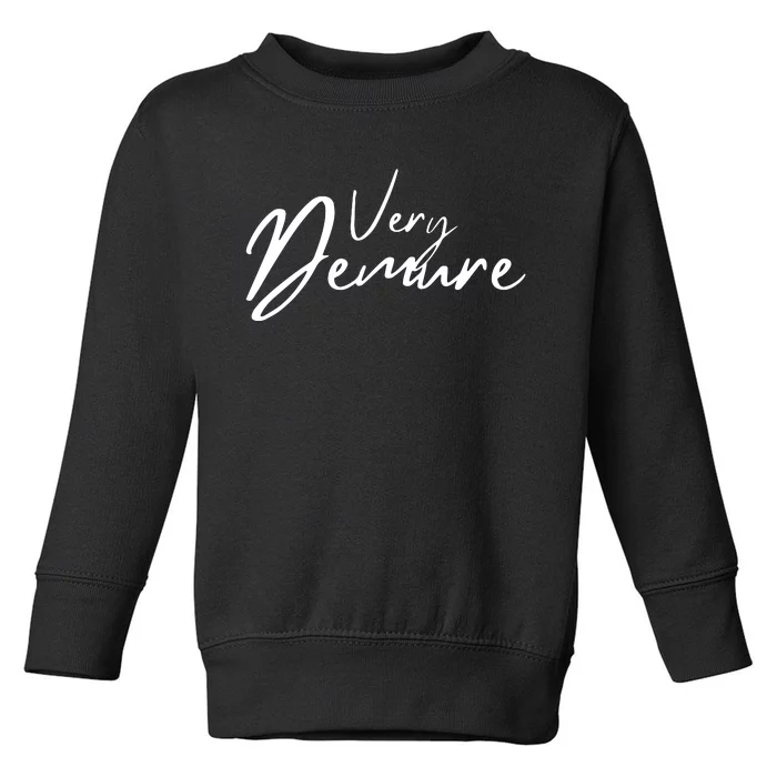 Very Demure Toddler Sweatshirt