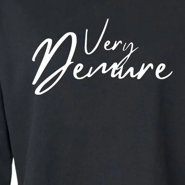 Very Demure Cropped Pullover Crew