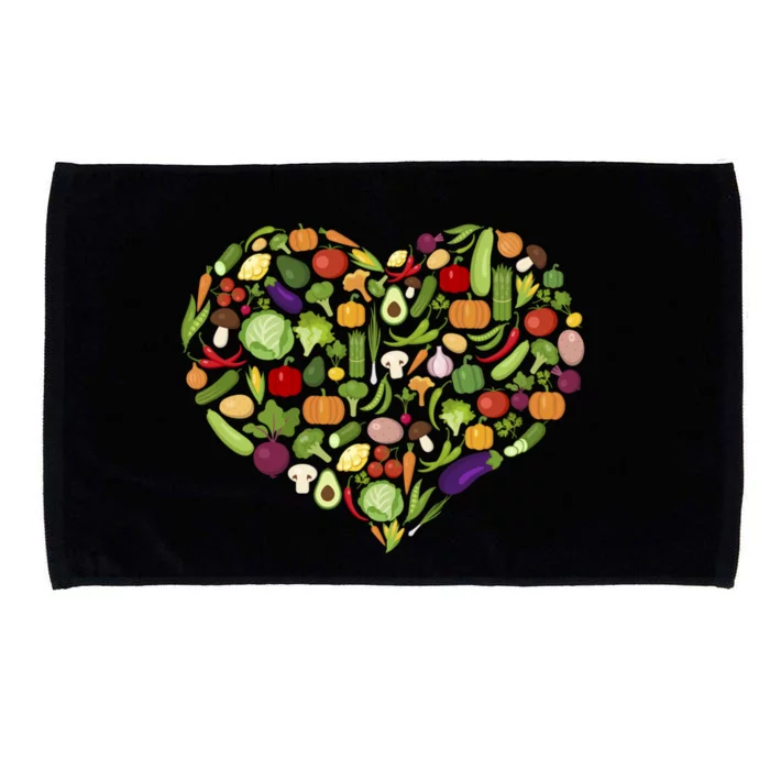 Vegan Diet Veganism Meat Free Eat Plants Save Animals Tee Funny Gift Microfiber Hand Towel