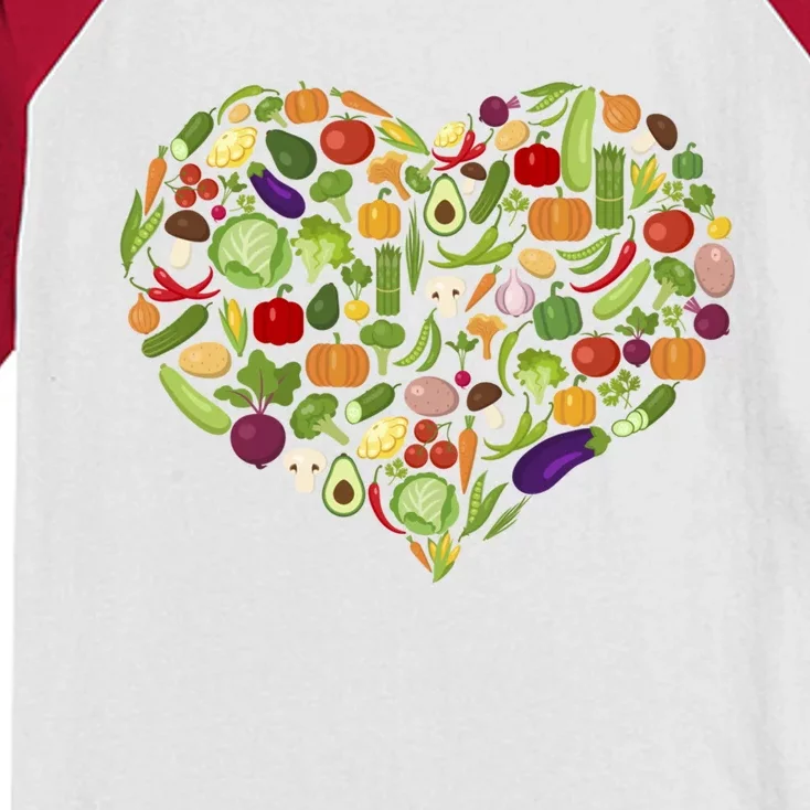 Vegan Diet Veganism Meat Free Eat Plants Save Animals Tee Funny Gift Kids Colorblock Raglan Jersey