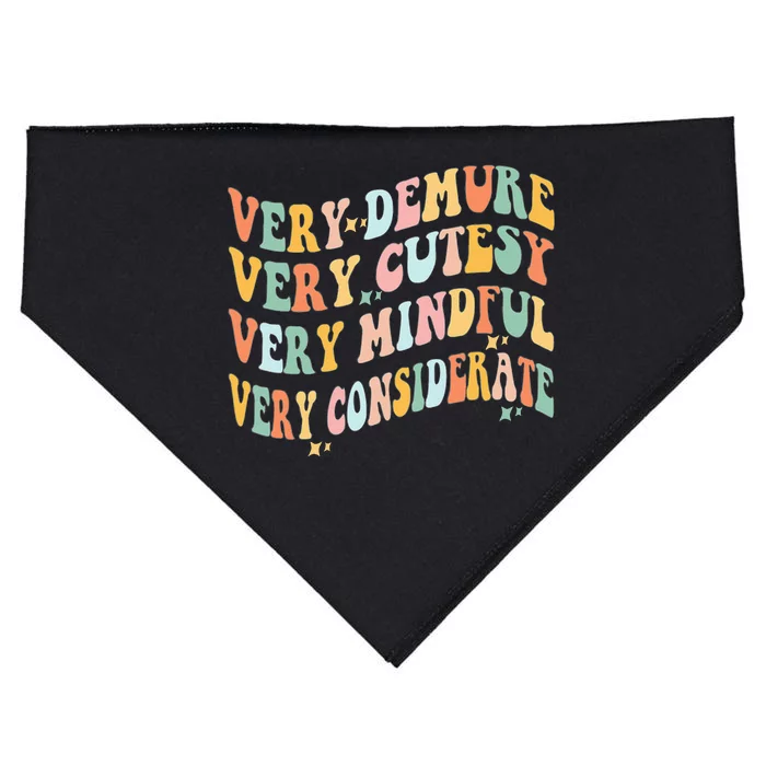 Very Demure Very Cutesy Very Mindful Very Considerate USA-Made Doggie Bandana