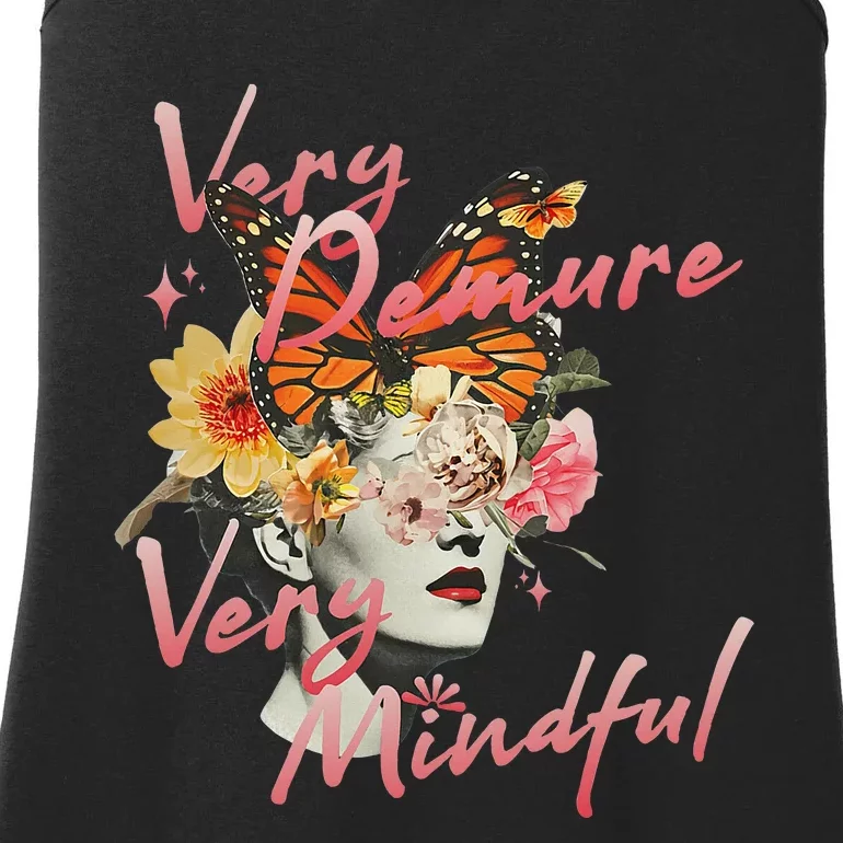 Very Demure Very Mindful Funny Gen Z Trend Ladies Essential Tank