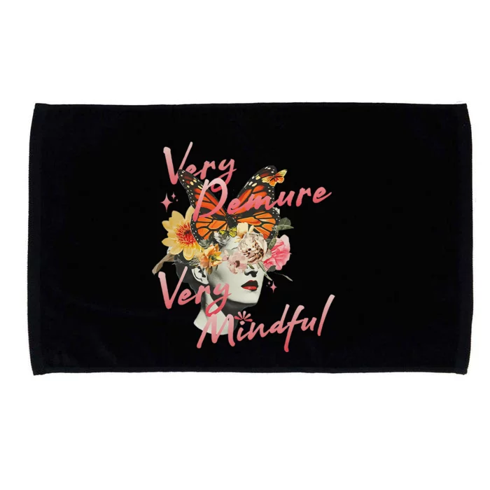 Very Demure Very Mindful Funny Gen Z Trend Microfiber Hand Towel