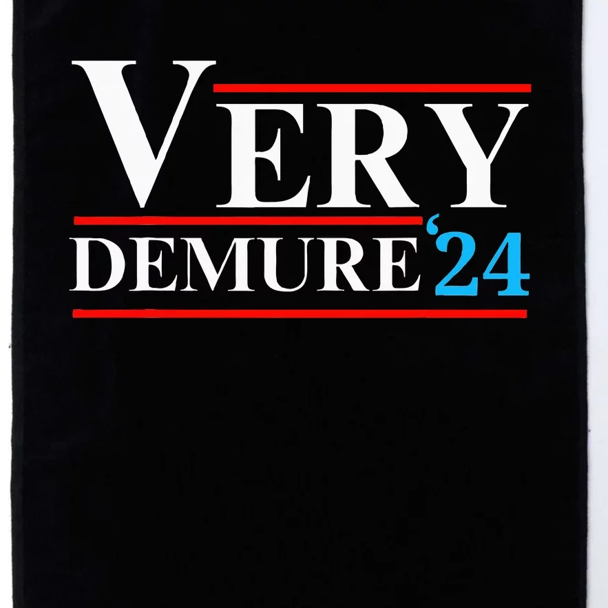 Very Demure Very Mindful Very Cutesy Trending 2024 Platinum Collection Golf Towel