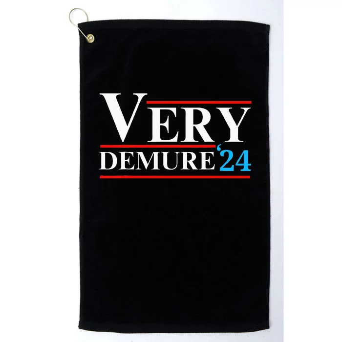 Very Demure Very Mindful Very Cutesy Trending 2024 Platinum Collection Golf Towel