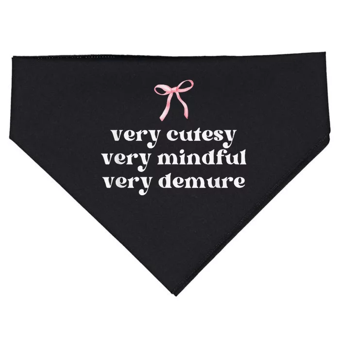 Very Demure Very Mindful Very Cutesy USA-Made Doggie Bandana