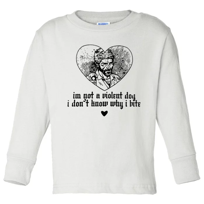 Violent Dog Toddler Long Sleeve Shirt