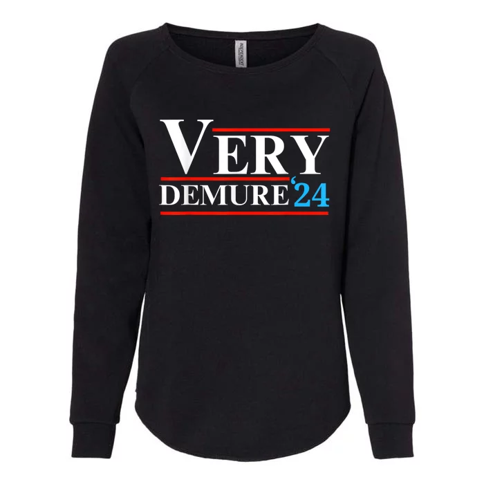 Very Demure Very Mindful Very Cutesy Trending 2024 Womens California Wash Sweatshirt