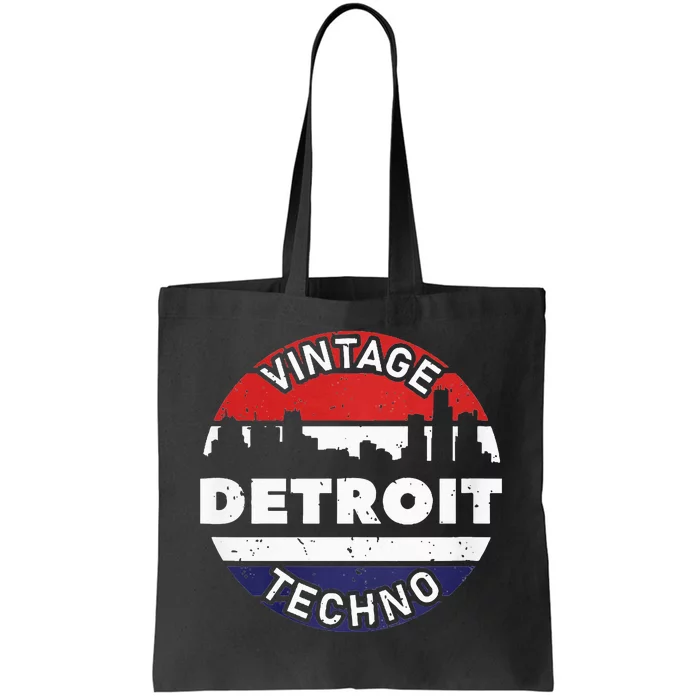 Vintage Detroit Tote Bag