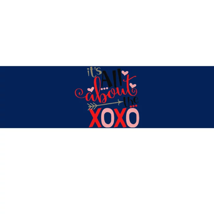 Valentine's Day, XOXO Valentine's Gift Bumper Sticker