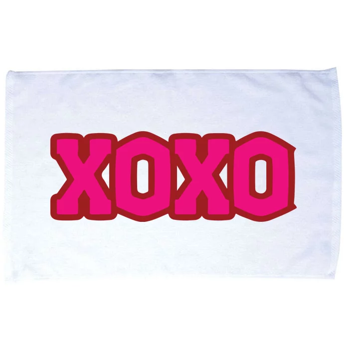 Valentines Day Xoxo Valentines Microfiber Hand Towel