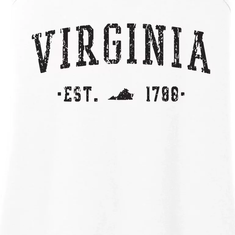 Virginia Est 1788 State Of Virginia Gift Ladies Essential Tank