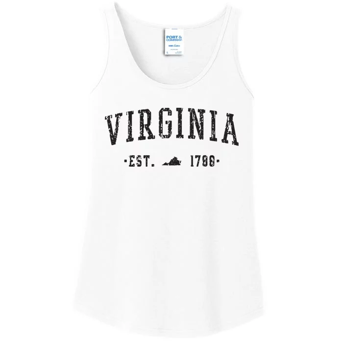 Virginia Est 1788 State Of Virginia Gift Ladies Essential Tank