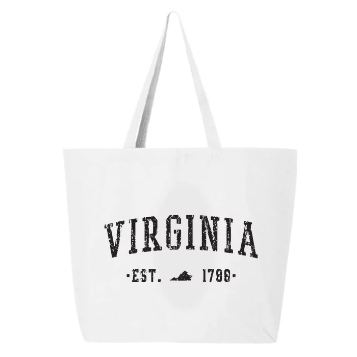 Virginia Est 1788 State Of Virginia Gift 25L Jumbo Tote