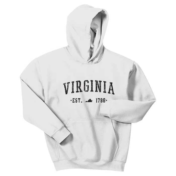 Virginia Est 1788 State Of Virginia Gift Kids Hoodie