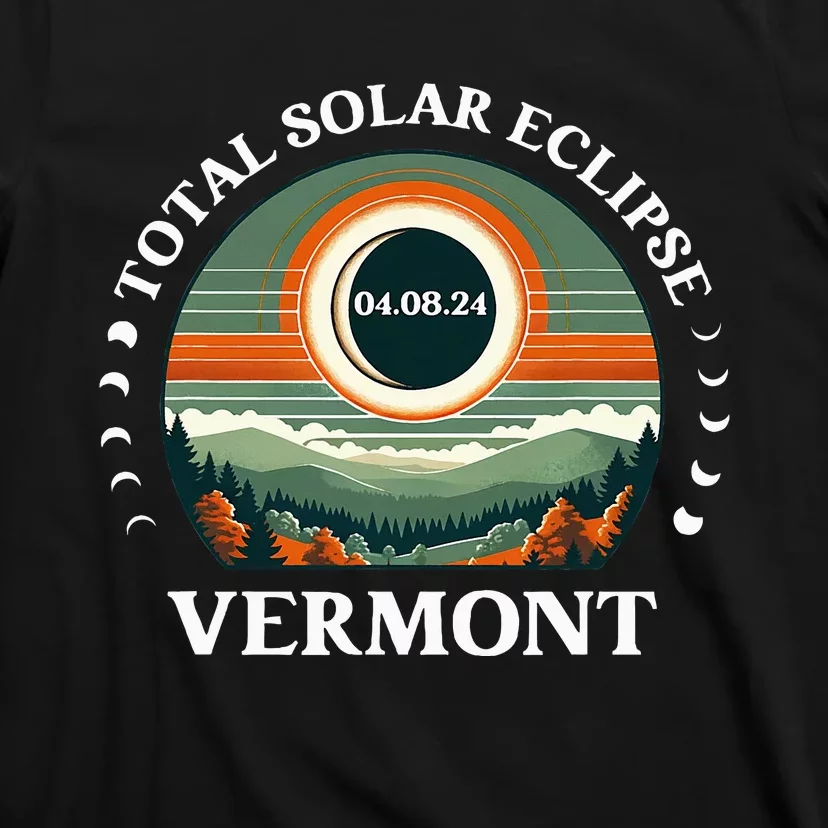 Vermont Eclipse 4.08.24 America Total Solar Eclipse 2024 T-Shirt