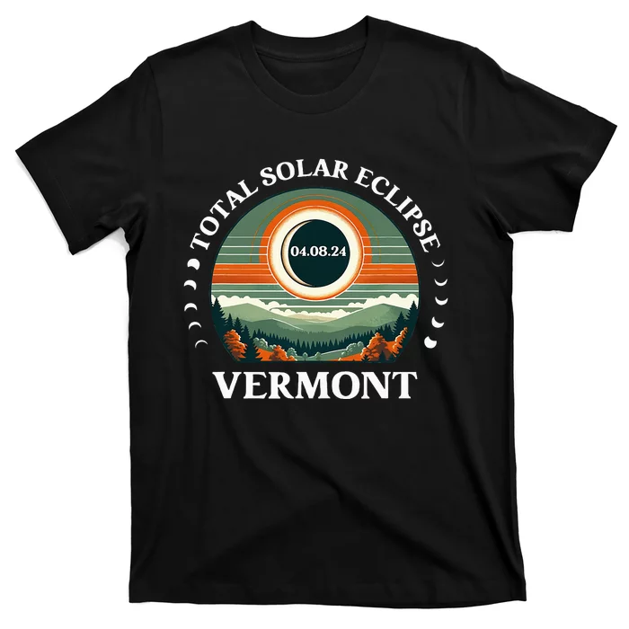 Vermont Eclipse 4.08.24 America Total Solar Eclipse 2024 T-Shirt