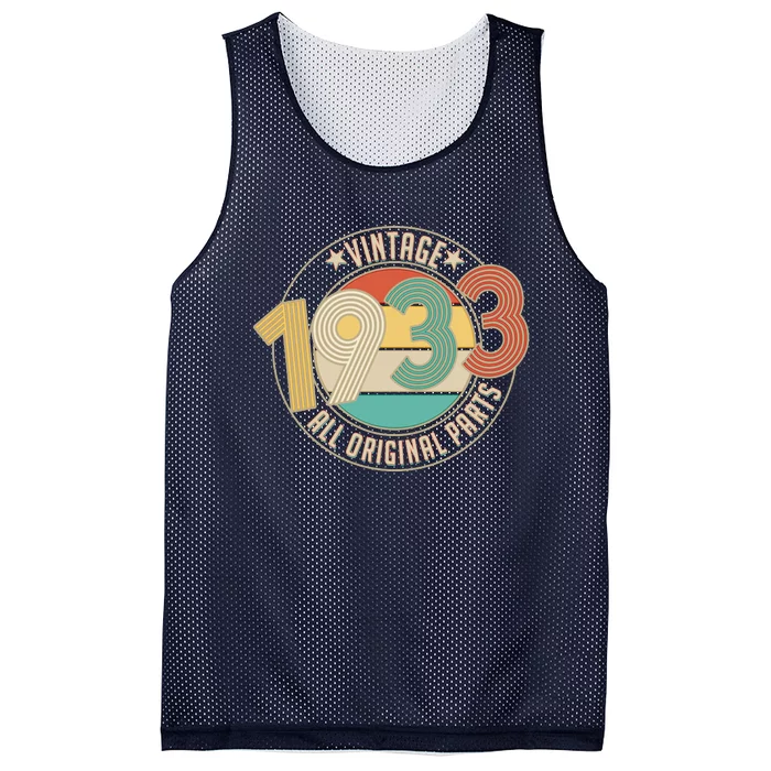 Vintage Emblem All Original Parts 1933 90th Birthday Mesh Reversible Basketball Jersey Tank