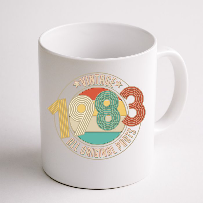 Vintage Emblem All Original Parts 1983 40th Birthday Front & Back Coffee Mug