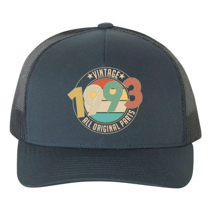 Vintage Emblem All Original Parts 1993 30th Birthday Yupoong Adult 5-Panel Trucker Hat