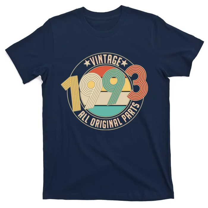 Vintage Emblem All Original Parts 1993 30th Birthday T-Shirt