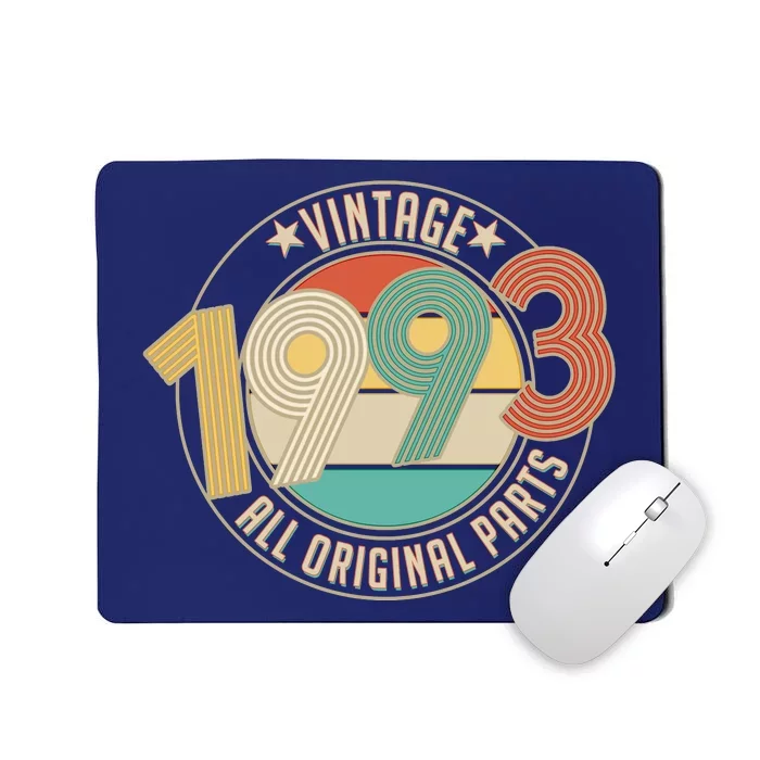 Vintage Emblem All Original Parts 1993 30th Birthday Mousepad