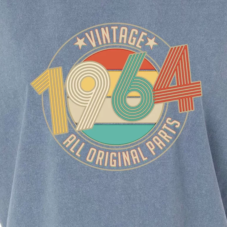 Vintage Emblem All Original Parts 1964 60th Birthday Garment-Dyed Women's Muscle Tee