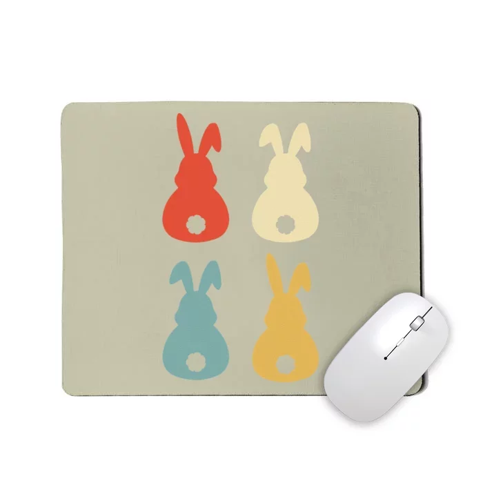 Vintage Easter Bunny Retro Gift Idea Mousepad