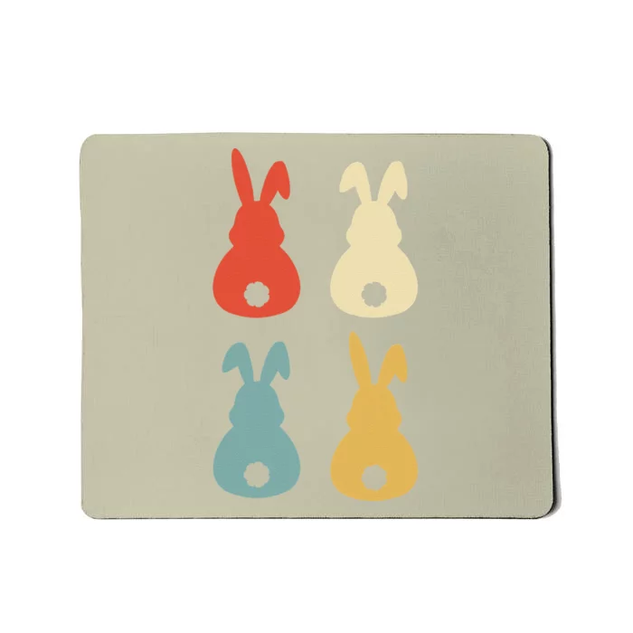 Vintage Easter Bunny Retro Gift Idea Mousepad