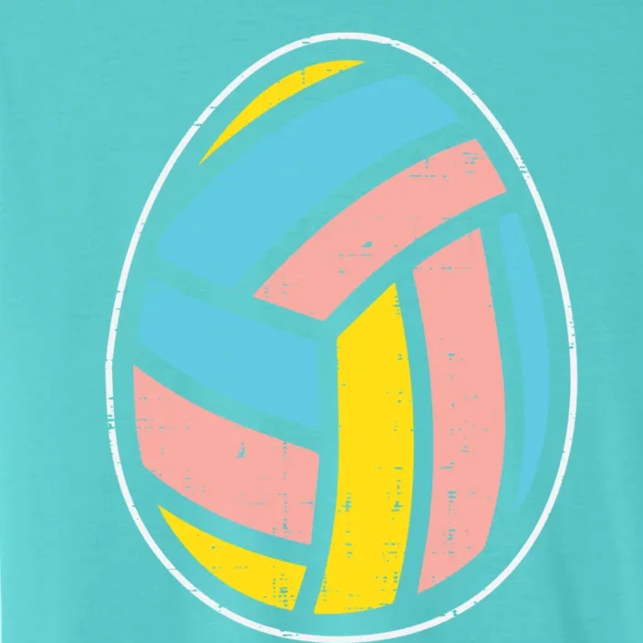 Volleyball Egg Cute Easter Ball Sports Player Team Coach Gift ChromaSoft Performance T-Shirt