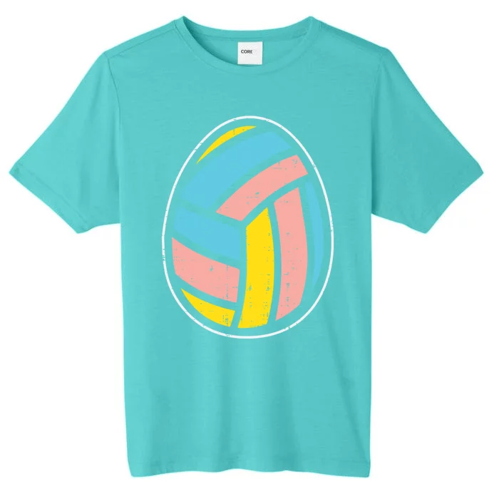 Volleyball Egg Cute Easter Ball Sports Player Team Coach Gift ChromaSoft Performance T-Shirt