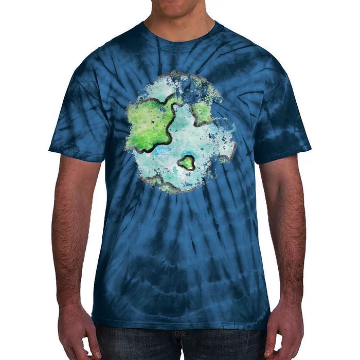 Vintage Earth Day Retro Artistic Earthy Tie-Dye T-Shirt