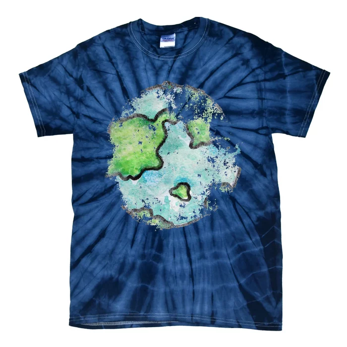 Vintage Earth Day Retro Artistic Earthy Tie-Dye T-Shirt