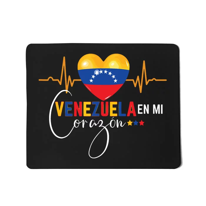 Venezuela En El Corazon Venezuelan Pride Mousepad