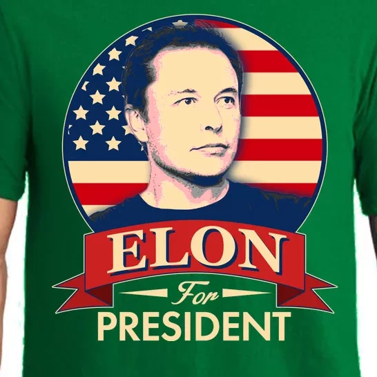 Vote Elon For President Emblem Pajama Set