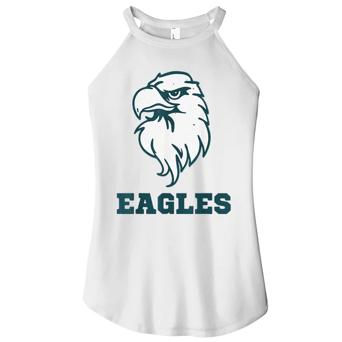 Vintage Eagle Flying Bird Inspirational Eagle Fan Women’s Perfect Tri Rocker Tank